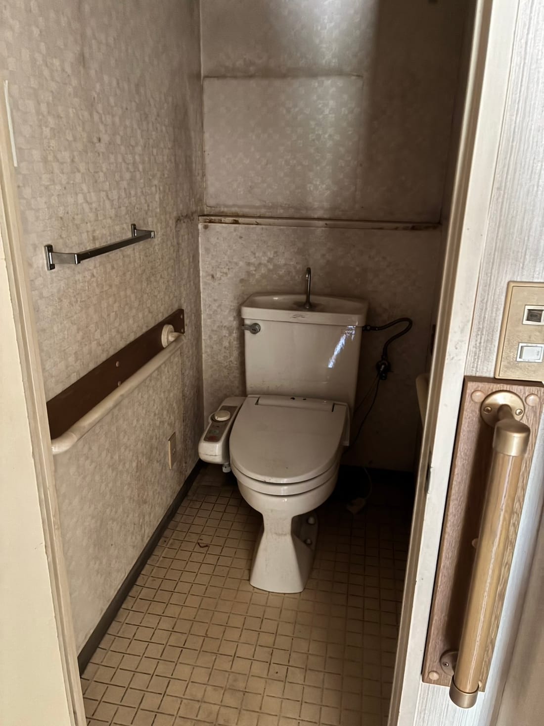 Toilet before renovation