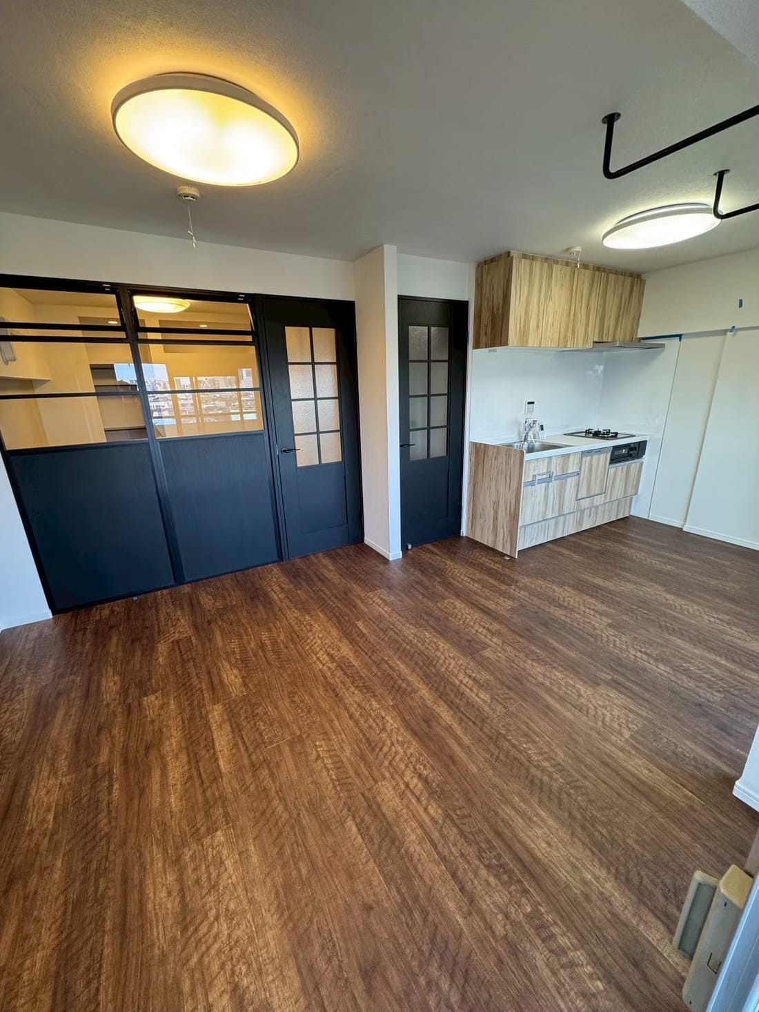 Apartment living room after renovation