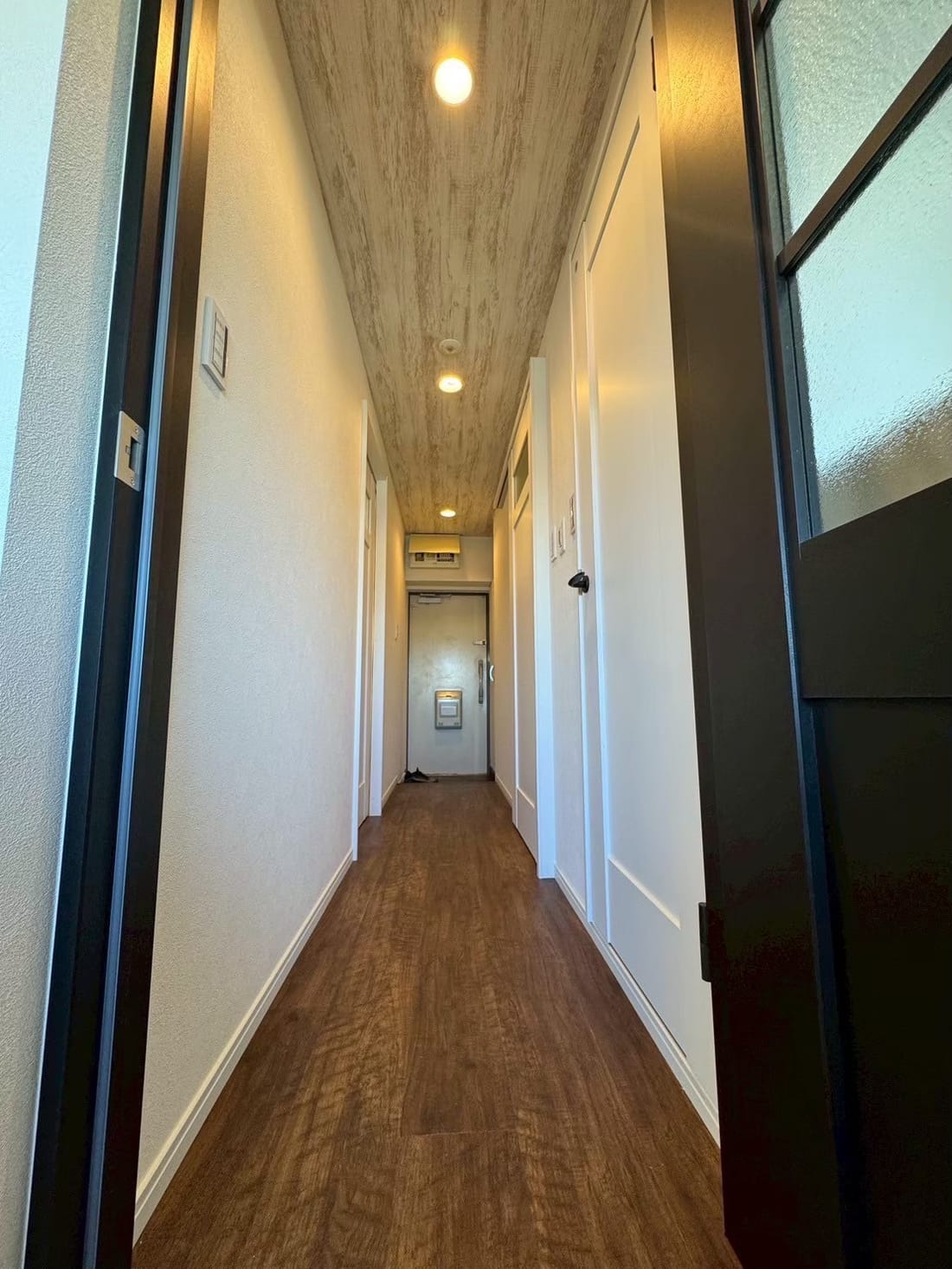 Apartment hallway after renovation
