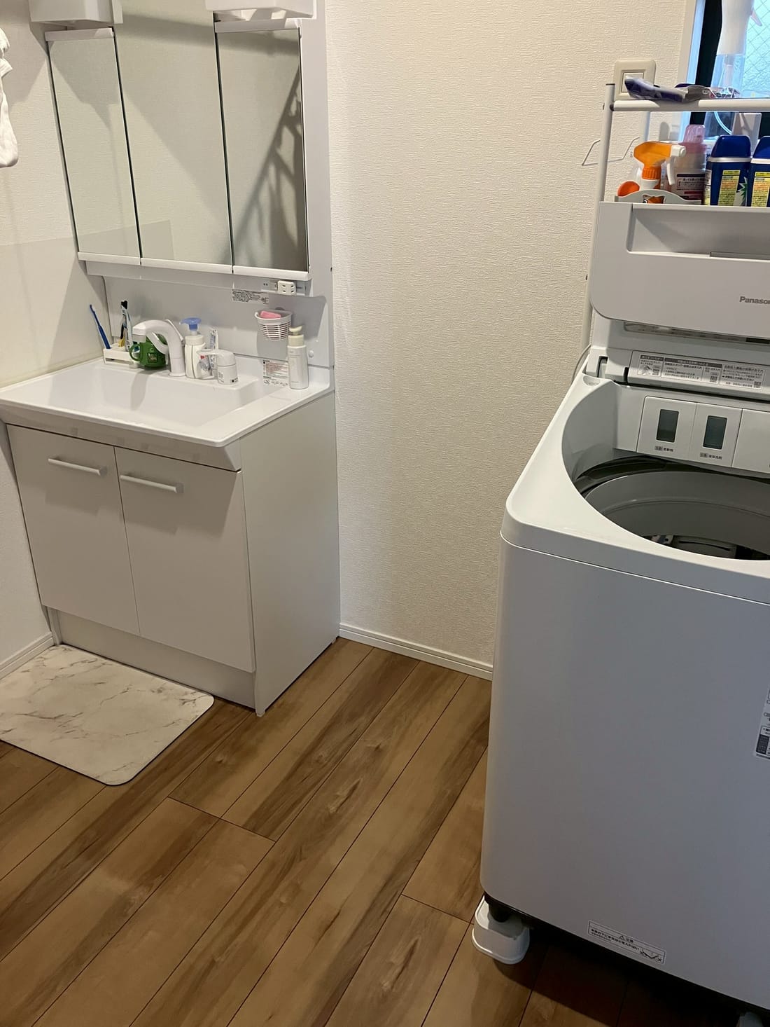 Gas clothes dryer before installation
