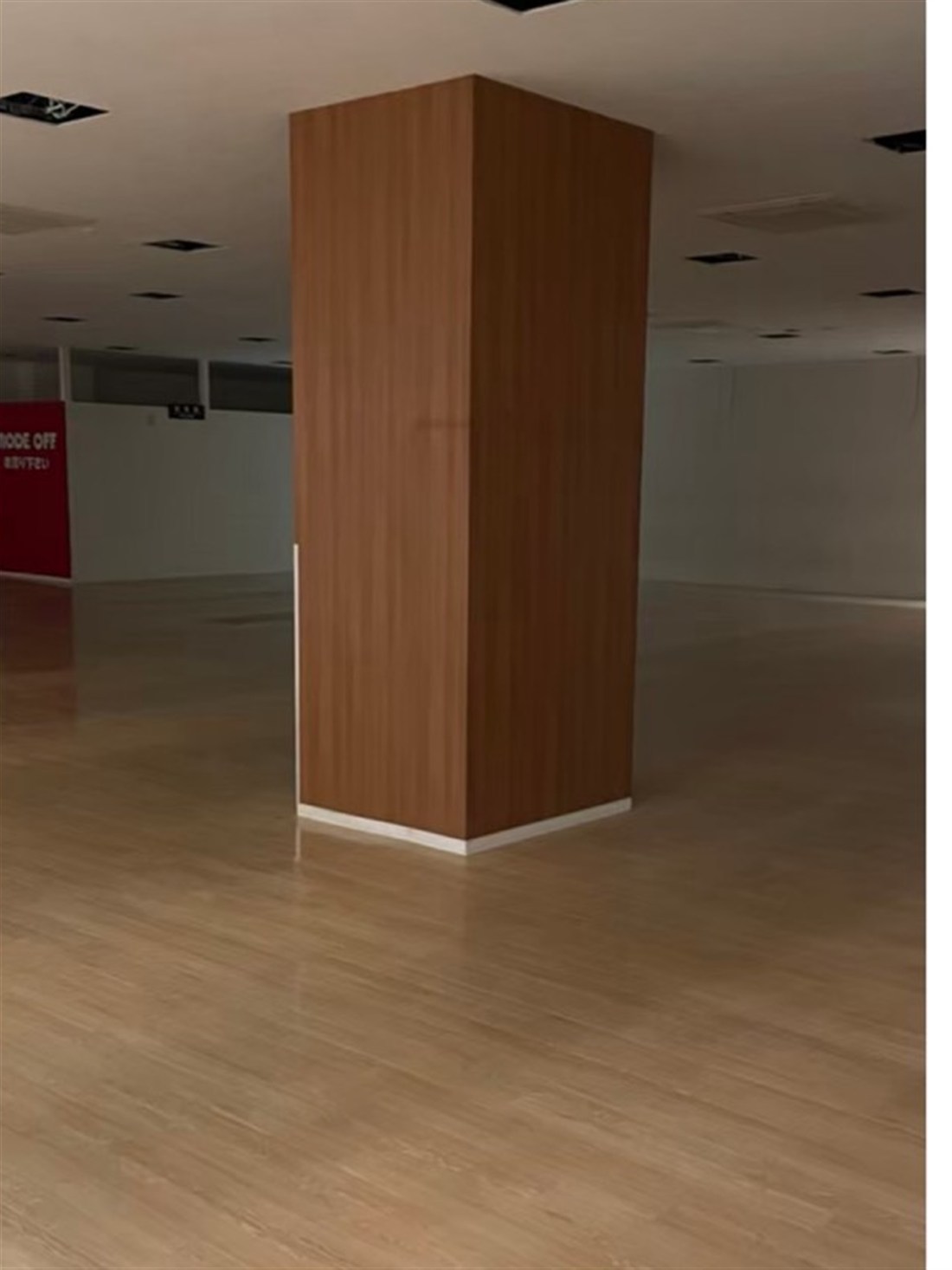 Flooring replacement after renovation
