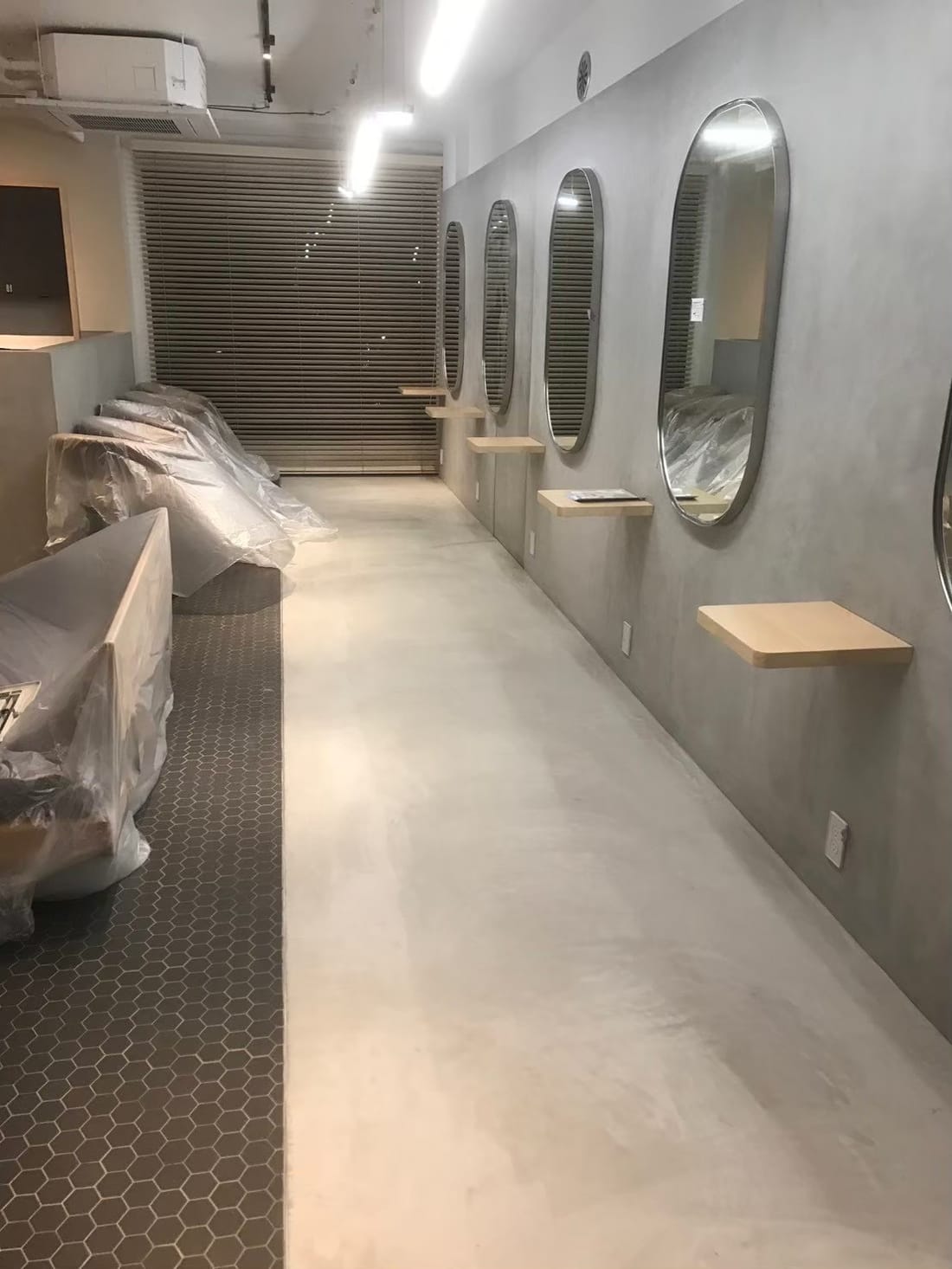 Beauty salon after renovation