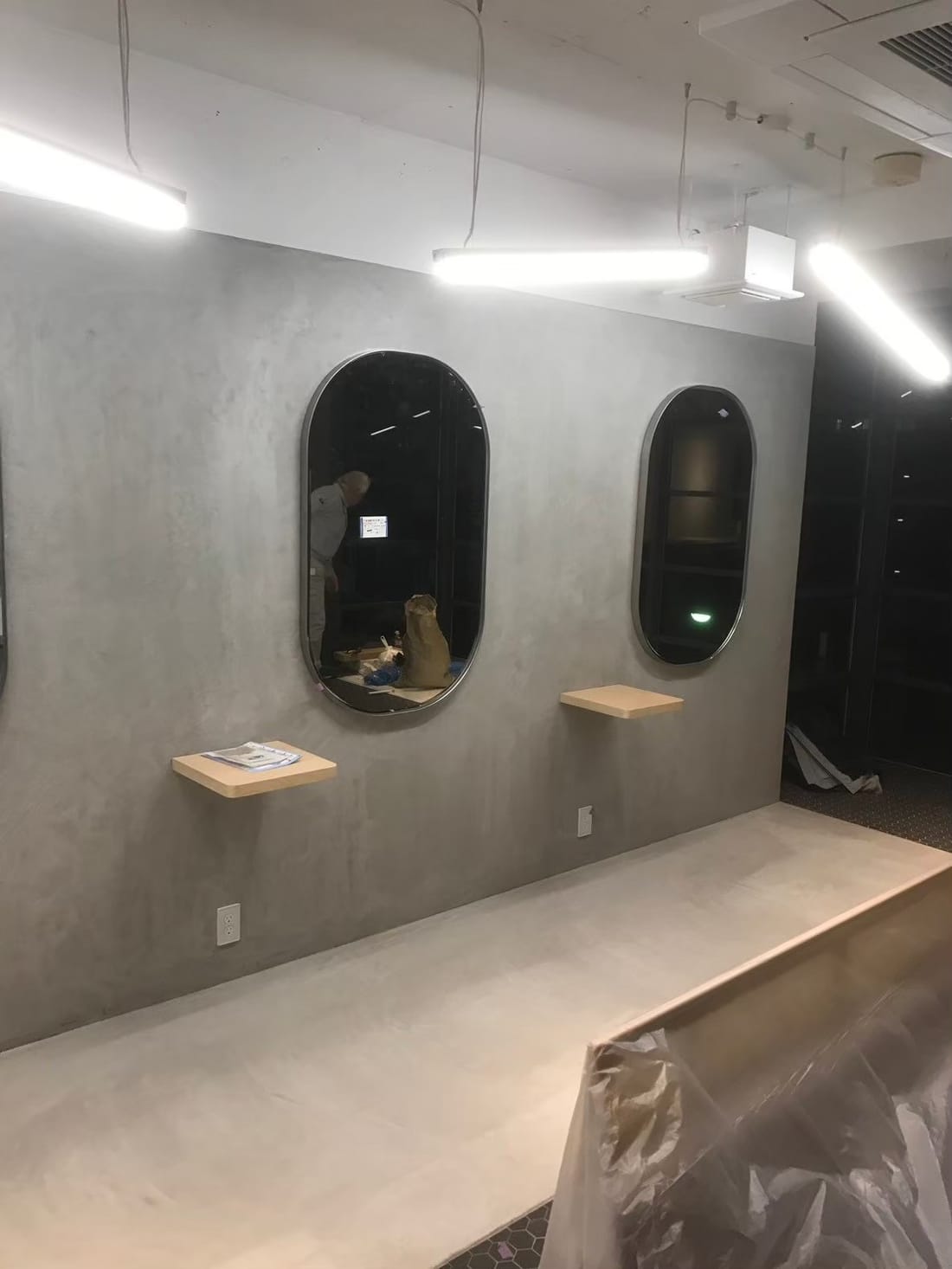 Beauty salon after renovation